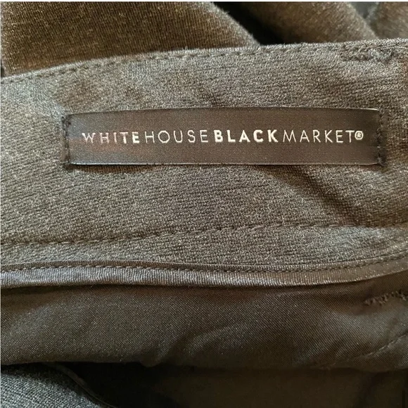 WHBM The Tapered Ankle Knit Pant Charcoal Gray 4 - Picture 4 of 10